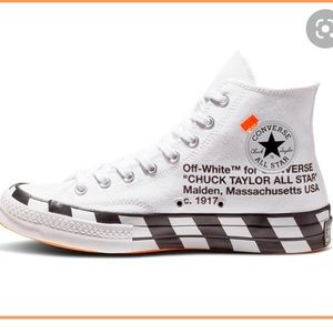 Designer Off-white collab with converse authentic